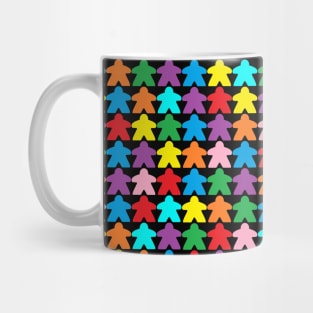 Multicolor Meeples Mug